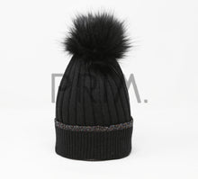 Load image into Gallery viewer, ZUBII RIBBED HAT WITH METALLIC BAND
