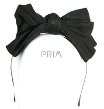 Load image into Gallery viewer, WIDE RIBBED BOW HEADBAND
