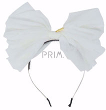 Load image into Gallery viewer, STRETCH NET BOW HEADBAND
