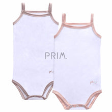 Load image into Gallery viewer, PC GIRLS SLEEVELESS COLOR TRIM ONESIE 2PACK
