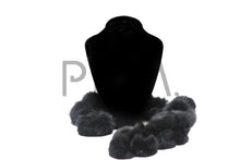 Load image into Gallery viewer, RABBIT FUR POM POM COLLAR SCARF
