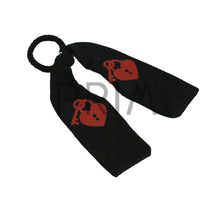 Load image into Gallery viewer, DACEE LOCK &amp; KEY APPLIQUE PONY WITH TAILS
