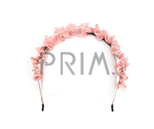 Load image into Gallery viewer, METALLIC TULLE RUFFLE WITH PEARLS HEADBAND
