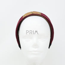 Load image into Gallery viewer, 2" SUEDE HEADBAND WITH PLATE
