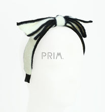 Load image into Gallery viewer, DACEE TWO TONE MOHAIR BOW HEADBAND
