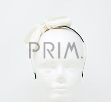 Load image into Gallery viewer, METALLIC FUR BOW HEADBAND

