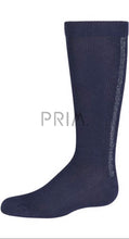 Load image into Gallery viewer, METALLIC STRIPE KNEE SOCK
