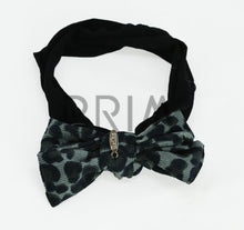 Load image into Gallery viewer, DACEE LEOPARD CORDUROY BOW BABY HEADBAND
