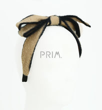 Load image into Gallery viewer, DACEE TWO TONE MOHAIR BOW HEADBAND
