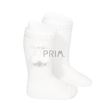 Load image into Gallery viewer, CONDOR POM POM KNEE SOCK
