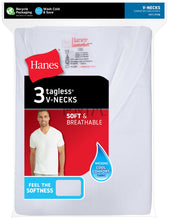 Load image into Gallery viewer, HANES MENS V-NECK UNDERSHIRT

