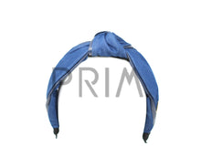 Load image into Gallery viewer, KNOT HEADBAND WITH LEATHER EDGE
