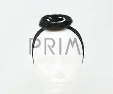 Load image into Gallery viewer, FUR SMILEY BABY HEADBAND
