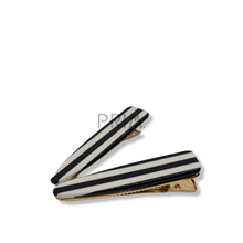 Load image into Gallery viewer, ACETATE ZEBRA HAIRPIN 2 PIECE
