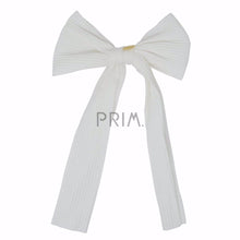 Load image into Gallery viewer, HIERLOOMS RIBBED KNOT ONE SIDED BOW CLIP
