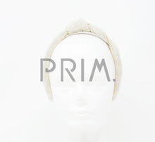 Load image into Gallery viewer, VELVET WITH METALLIC TRIM KNOT HEADBAND
