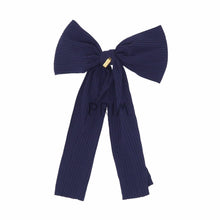 Load image into Gallery viewer, HIERLOOMS RIBBED KNOT ONE SIDED BOW CLIP
