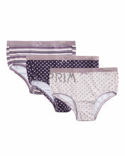Load image into Gallery viewer, MEMOI GIRLS PRINT 3 PACK PANTY
