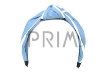 Load image into Gallery viewer, KNOT HEADBAND WITH LEATHER EDGE
