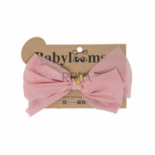 Load image into Gallery viewer, STRETCH NET BOW BABY BAND
