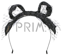 Load image into Gallery viewer, TAFFETA WIRE BOW NET HEADBAND

