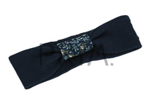 Load image into Gallery viewer, DACEE FLORAL CORDUROY TURBAN CENTER JUNIOR HEADWRAP
