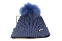 Load image into Gallery viewer, RIBBED HAT WITH POM POM
