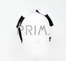 Load image into Gallery viewer, TWO TONE KNIT BOW HEADBAND
