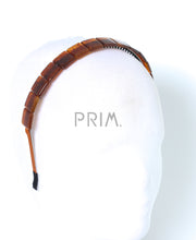 Load image into Gallery viewer, DACEE TORTOISE SQUARES HEADBAND
