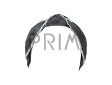 Load image into Gallery viewer, TAFFETA KNOT HEADBAND WITH METALLIC EDGE
