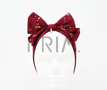 Load image into Gallery viewer, PAINT SPLASHES BOW BABY HEADBAND
