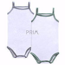 Load image into Gallery viewer, PC BOYS SLEEVELESS COLOR TRIM ONESIE 2PACK
