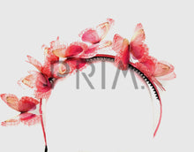 Load image into Gallery viewer, PRINTED ORGANZA BUTTERFLY HEADBAND
