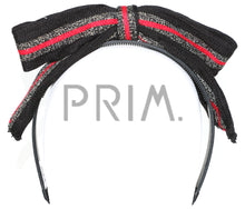 Load image into Gallery viewer, SWEATER STRIPED STAND UP BOW HEADBAND
