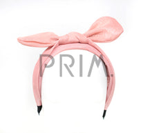 Load image into Gallery viewer, METALLIC MESH COVERED WITH TIE HEADBAND
