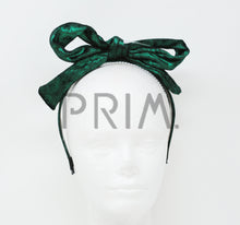 Load image into Gallery viewer, METALLIC VELVET BOW HEADBAND
