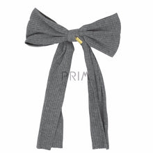 Load image into Gallery viewer, HIERLOOMS RIBBED KNOT ONE SIDED BOW CLIP
