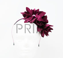 Load image into Gallery viewer, DOUBLE SIDE FLOWER WITH BUTTON HEADBAND
