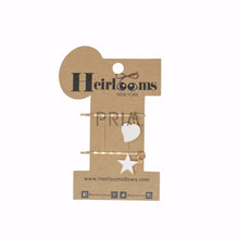 Load image into Gallery viewer, HEIRLOOMS CHARMED BOBBY PIN SET OF 2
