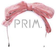 Load image into Gallery viewer, VELVET PUFFY BOW HEADBAND
