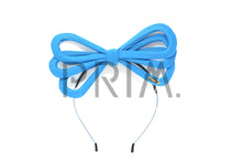 Load image into Gallery viewer, COTTON KNIT TRIPLE WIRE BOW HEADBAND
