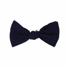 Load image into Gallery viewer, HEIRLOOMS RIBBED KNOT ONE SIDED BOW CLIP
