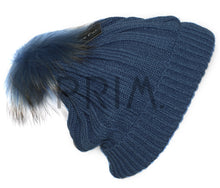 Load image into Gallery viewer, GENUINE FUR POM POM HAT
