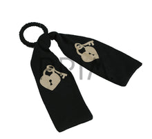 Load image into Gallery viewer, DACEE LOCK &amp; KEY APPLIQUE PONY WITH TAILS

