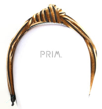 Load image into Gallery viewer, VELVET STRIPES KNOT HEADBAND
