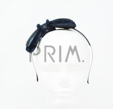 Load image into Gallery viewer, METALLIC FUR BOW HEADBAND
