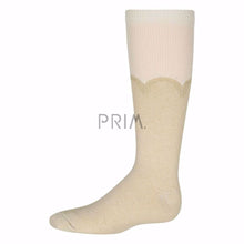 Load image into Gallery viewer, JRP METALLIC SCALLOP KNEE SOCK
