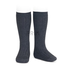 Load image into Gallery viewer, CONDOR RIBBED COTTON KNEE SOCK
