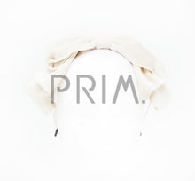 Load image into Gallery viewer, GOLD STRIPE BOW HEADBAND
