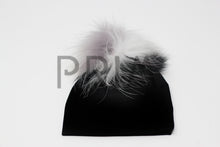 Load image into Gallery viewer, BABY HAT WITH FUR POM POM

